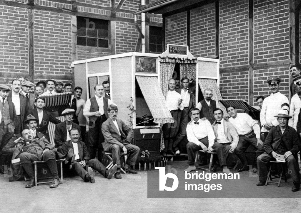 Prisoner camp at Ruhleben (Germany) for english prisoners, 1916