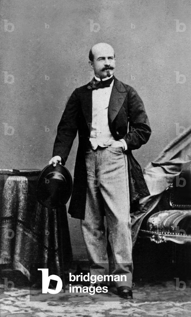 French general Louis Jules Trochu (1815-1896) governor of Paris, President of the Government of National Defense in 1870-1871, photo by Disderi
