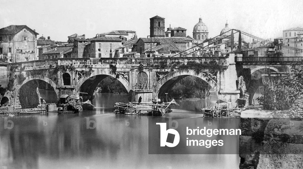 Rotto bridge in Rome, c. 1910
