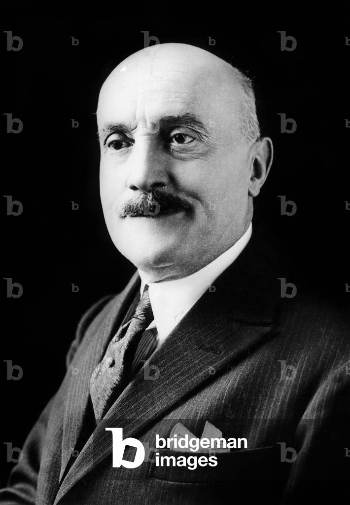 Joseph Caillaux (1863-1944) French minister of Finances (in 1914, his wife was accused of mururder of Figaro paper director GastonCalmette)