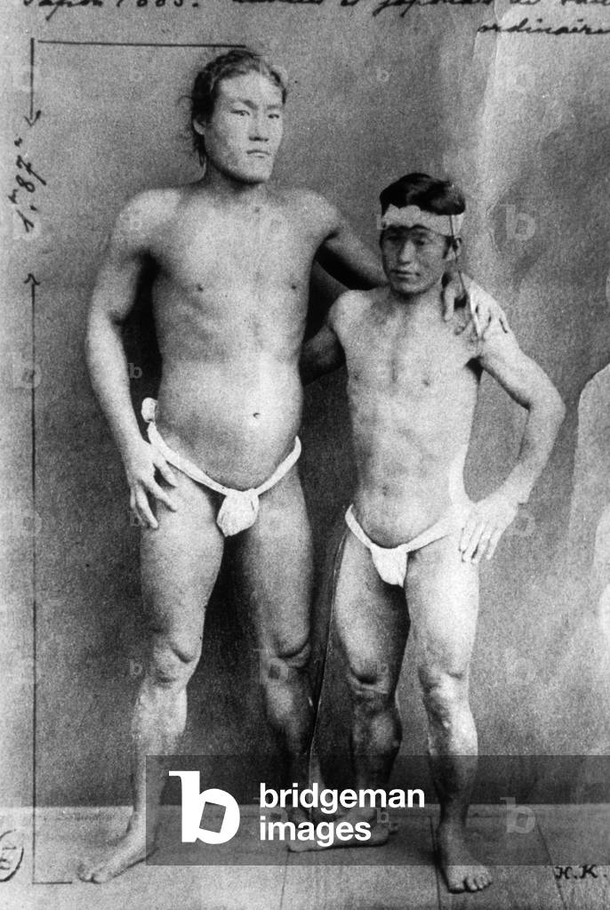 Japanese wrestlers in 1883