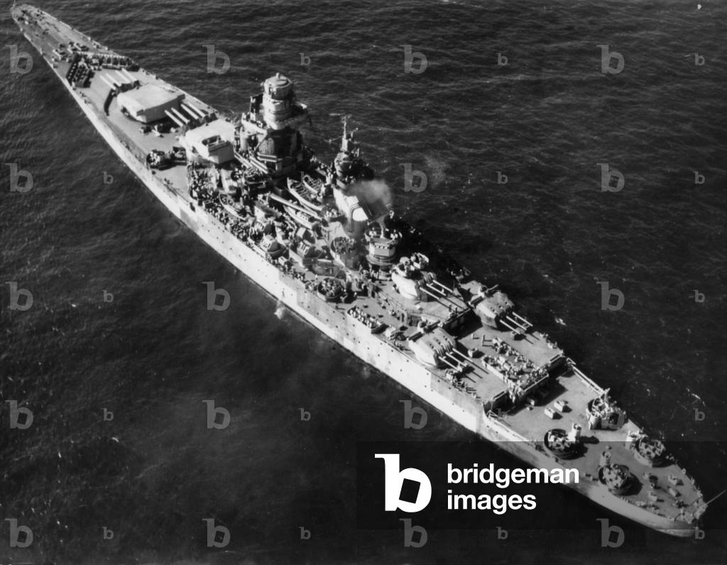 Richelieu Vichyste Richelieu Battleship who held the Allies in check during the Battle of Dakar (Operation Menace) 23-25 September 1940