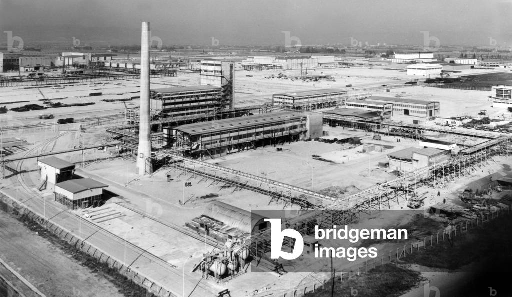 Pierrelatte (France) on march 4, 1963 with factories (chemical and nuclear)
