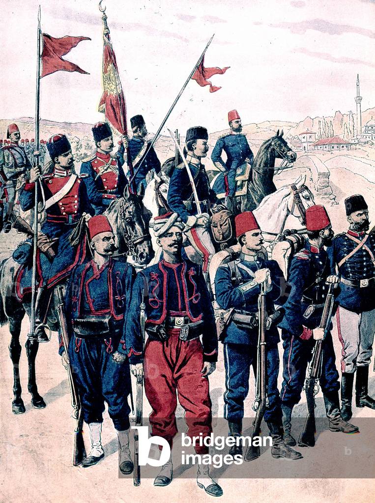 soldiers of the Balkans, from French newspaper