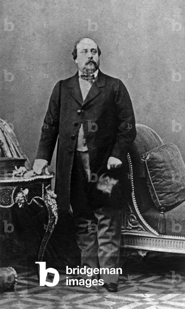 Henri of Artois (1820-1883) duke of Bordeaux, count of Chambord, grandson of French king CharlesX, he must succeed him but was replaced by LouisPhilippe, photo by Angerer in Vienne