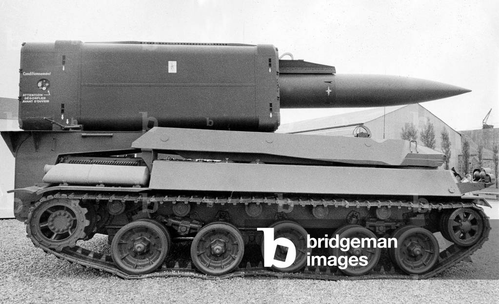 The Pluton missile was a French nuclear-armed short-range ballistic missile (SRBM) system launched from a transporter erector launcher (TEL) platform mounted on an AMX 30 tank chassis, designed to provide the tactical part of French nuclear deterrence during the Cold War (1974-1993)