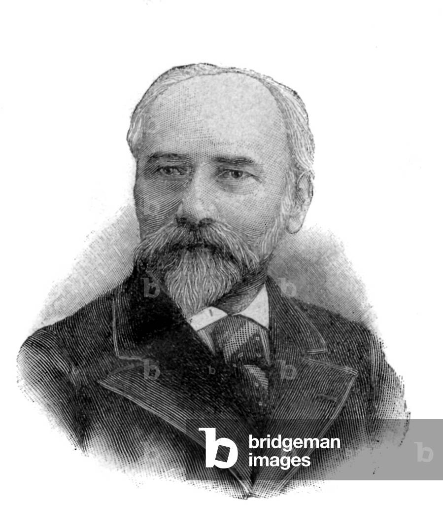 Andre Theuriet (1833-1907) French novelist and poet, engraving