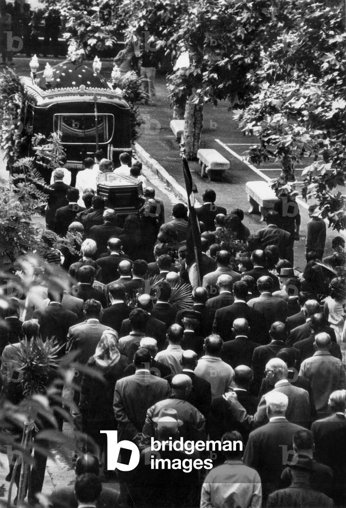 Funeral of Antoine Guerini in Corsica june 1967