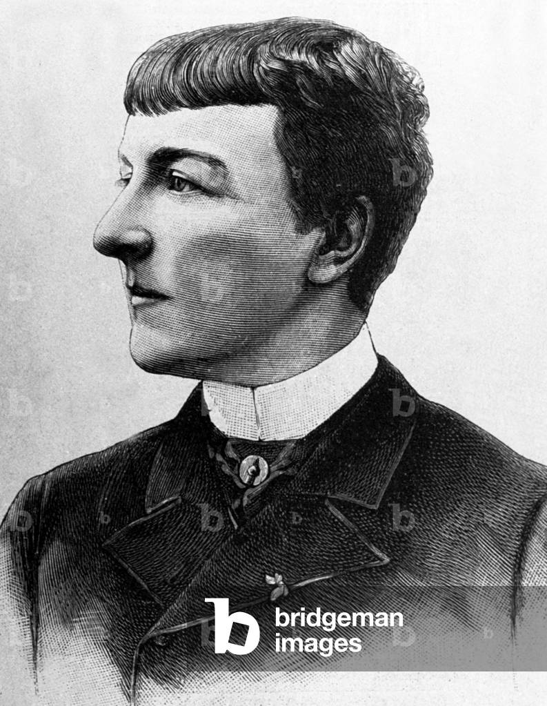 Jane Dieulafoy (1844-1920) French woman explorer and archeologist (engraving)