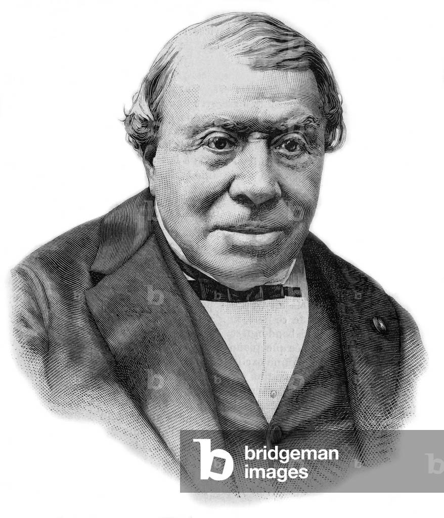 Philippe Ricord (1800-1889) doctor of the emperor French surgeon and urologist he was one of the founders of the study of syphilis, engraving