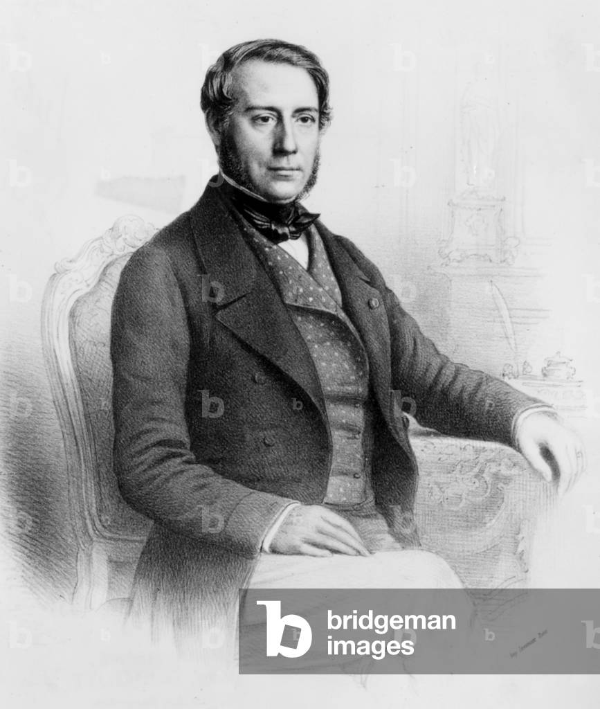 Edouard Drouyn de Lhuys (1805-1881) French minister of foreign affairs, engraving