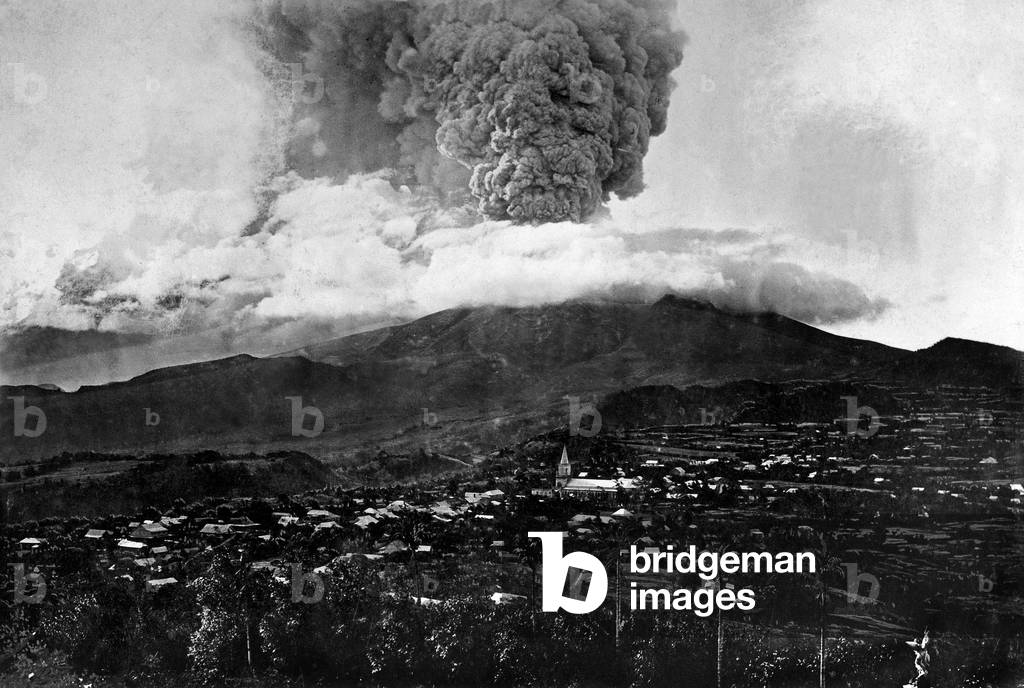 Eruption of Mount Pelee, Martinique, august 26, 1902