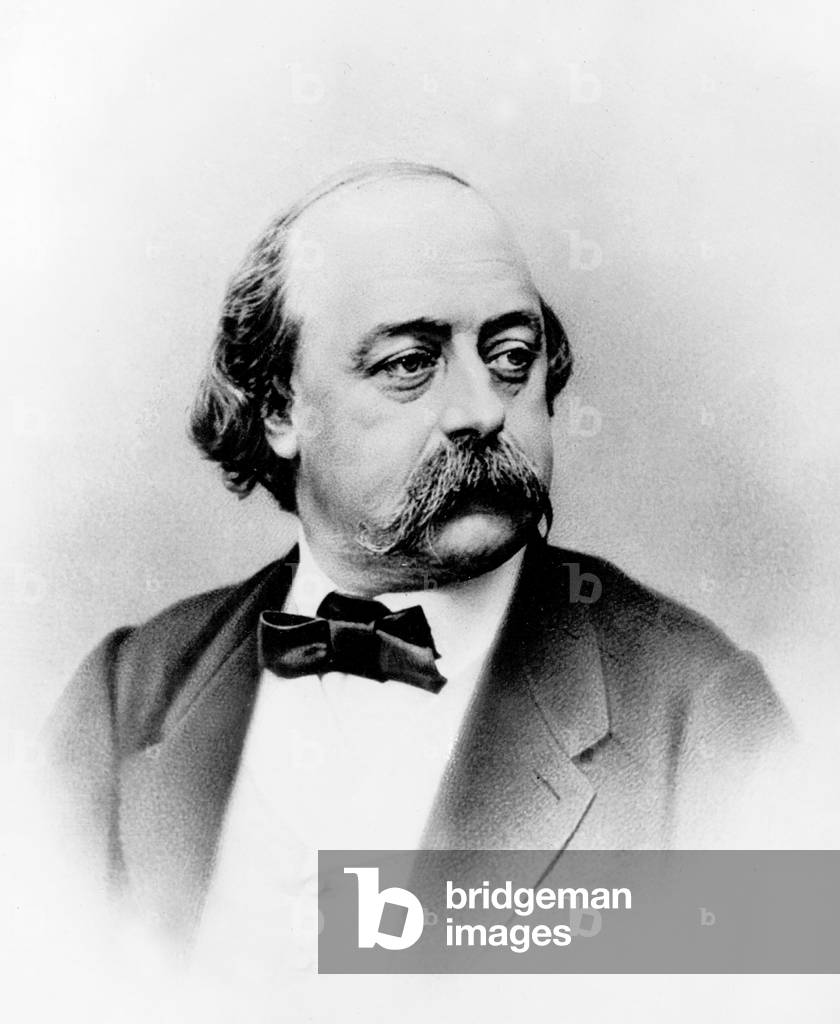 Gustave Flaubert (1821-1880) French writer c. 1875, photo by Nadar