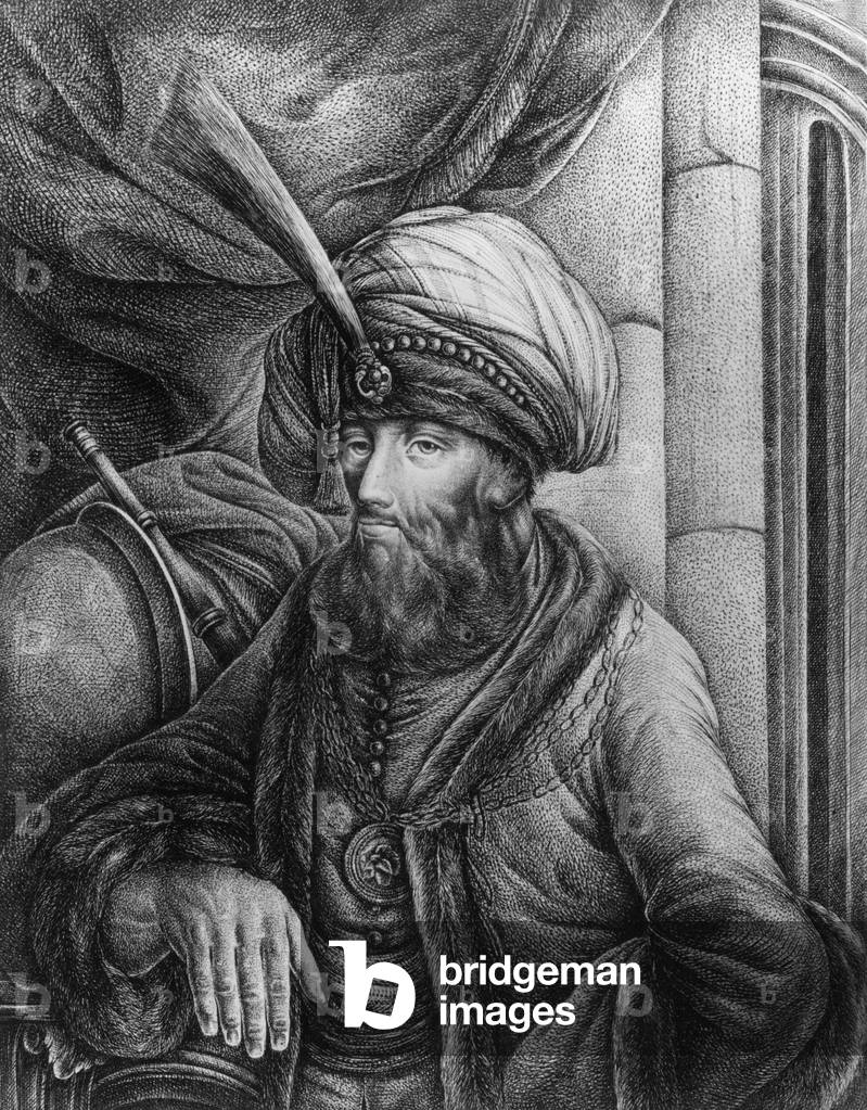 Claude Alexandre count of Bonneval (1675-1747) French officer who later went into the service of the Ottoman Empire, engraving