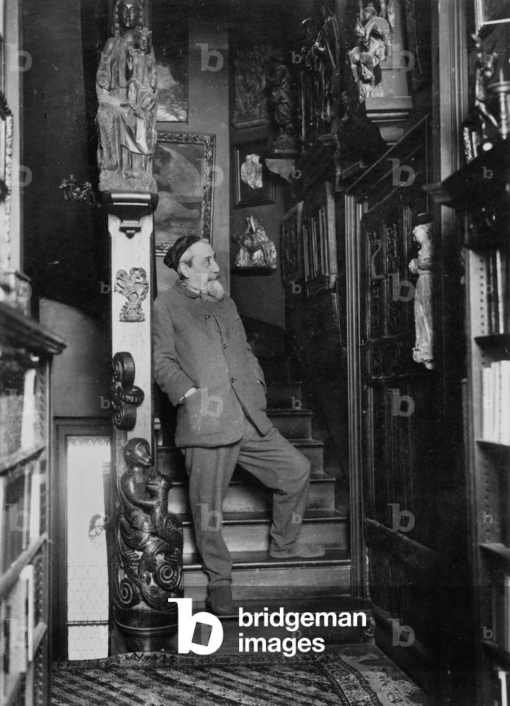 French writer Anatole France (1844-1924) here at home c. 1920