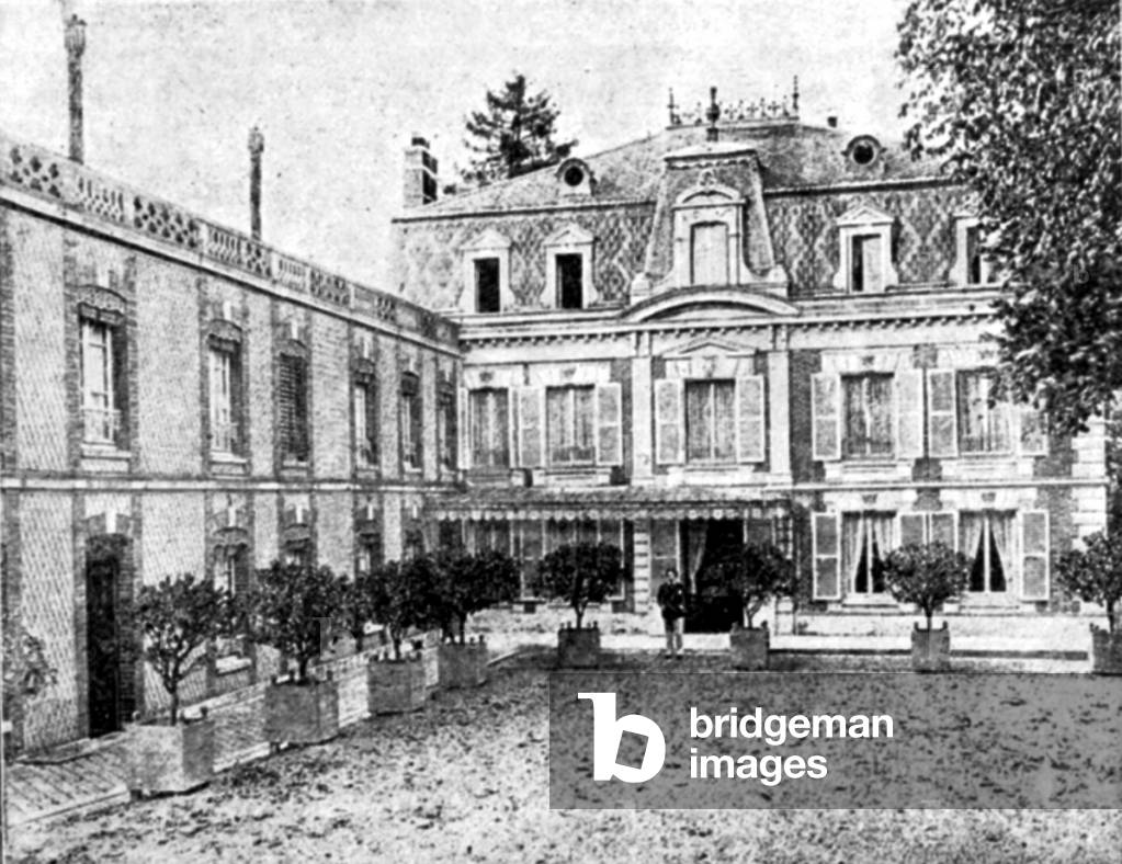 Alphonse Daudet's villa in Champrosay in 1887-1897