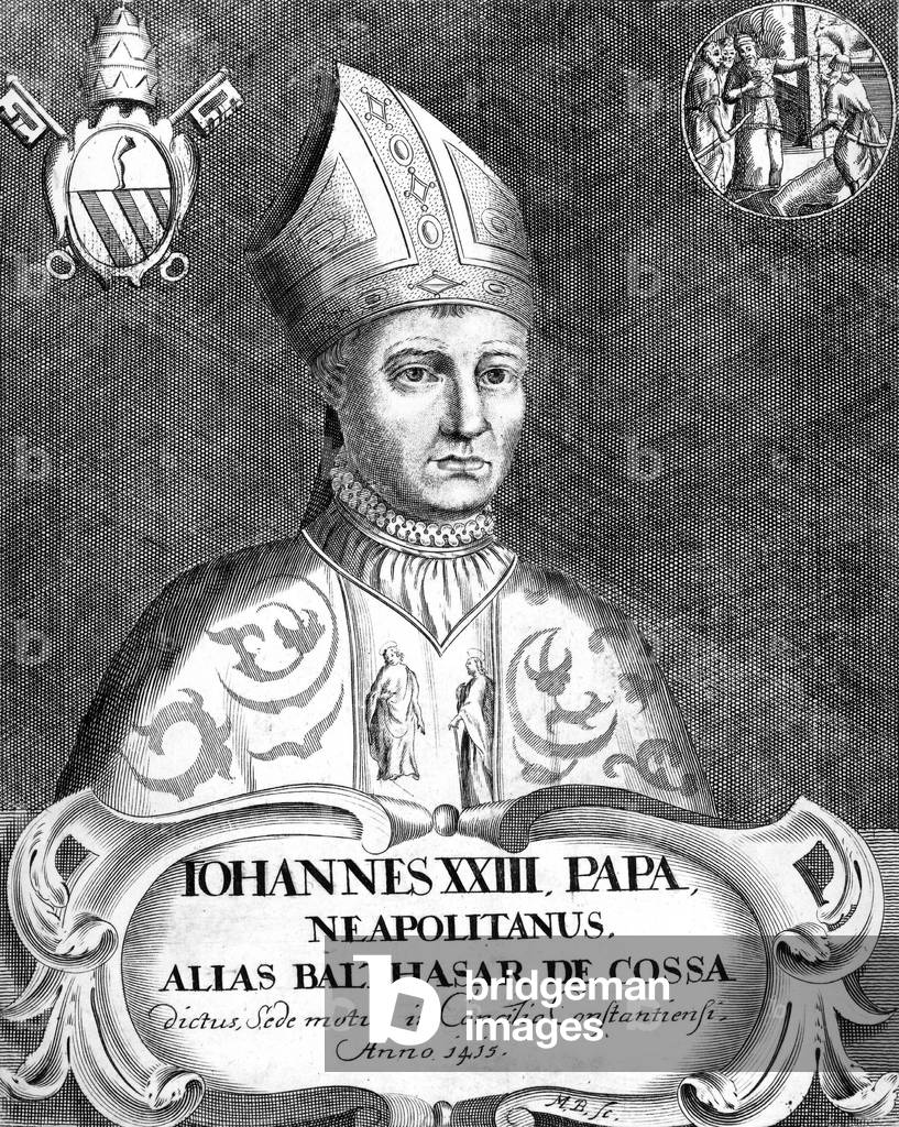 antipope John XXIII in 1410-1415