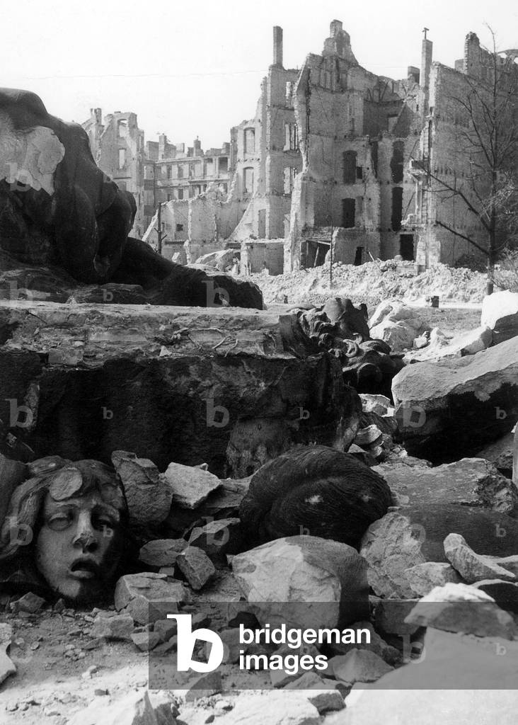 Ruins in Berlin in may 1946