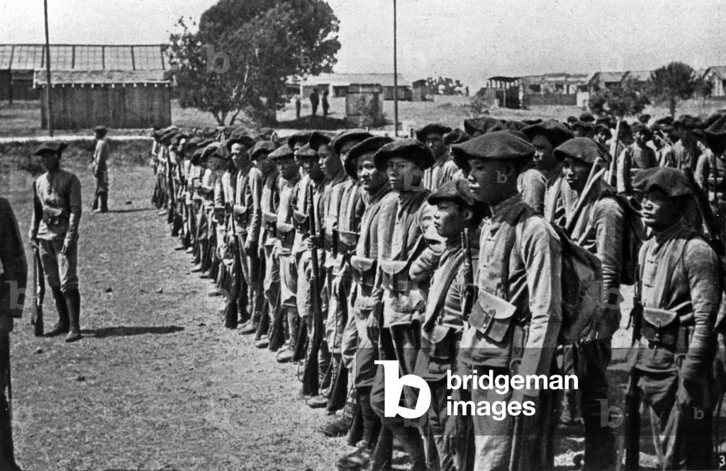 Tonkinese soldiers (Indochina) during 1st world war