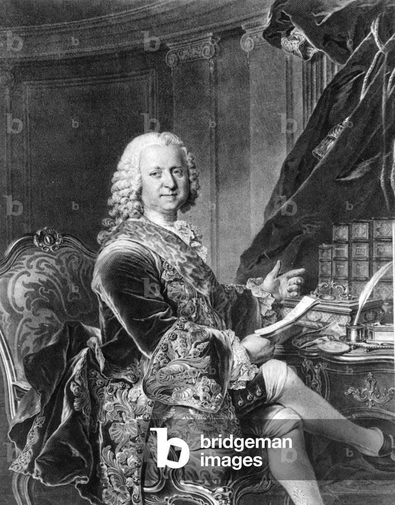 Count Saint-Florentin (1705-1777) duke of La Vrilliere secretary of state for LouisXV, engraving