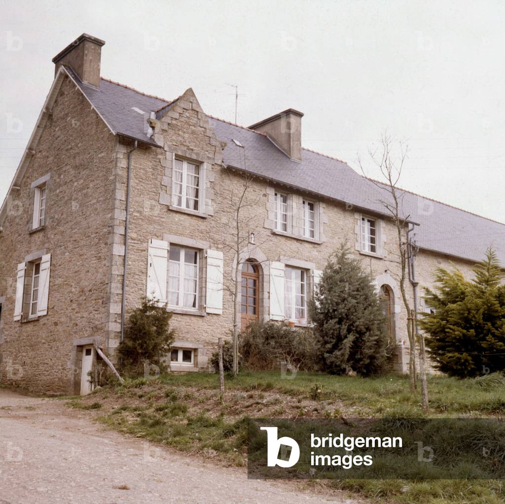 Hardys Behelec castle in village of Saint Marcel (Brittany, France) : place of resistance during ww2