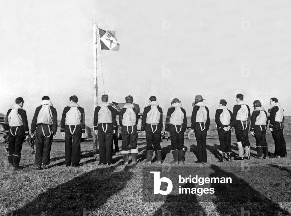 French pilots in England c.1942, members of FAFL (Free French Air Force)