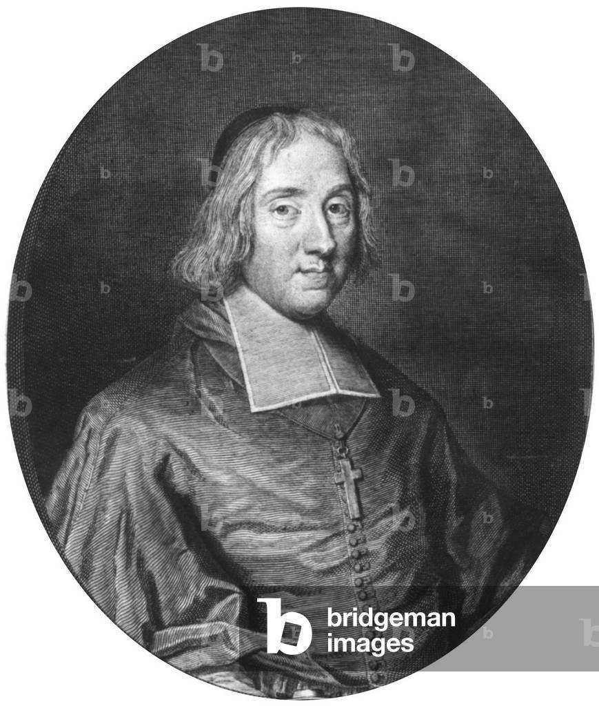 Louis Antoine, cardinal of Noailles (1651-1729), archbishop of Paris, engraving