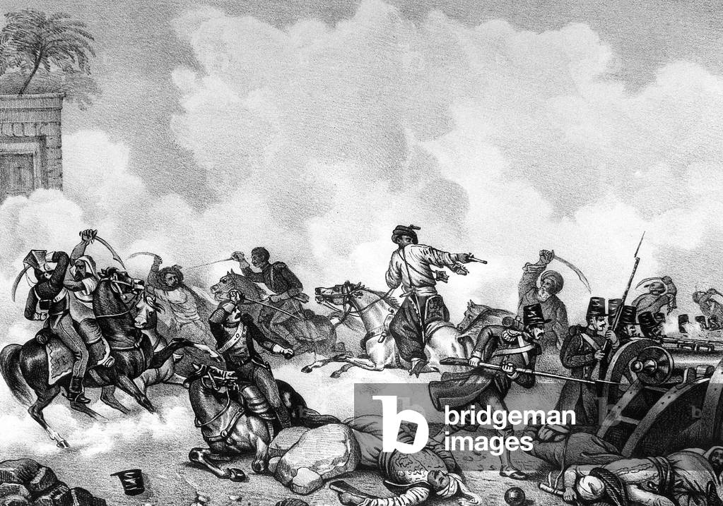 Battle of Blida in Algerie opposing French army led by general Rulliere to algerian troops of Emir december 14, 1830 conquest of Algeria by France colonie colonisation colonialisme colonialiste colons francais colonization French colony colonialism colonialist colonist