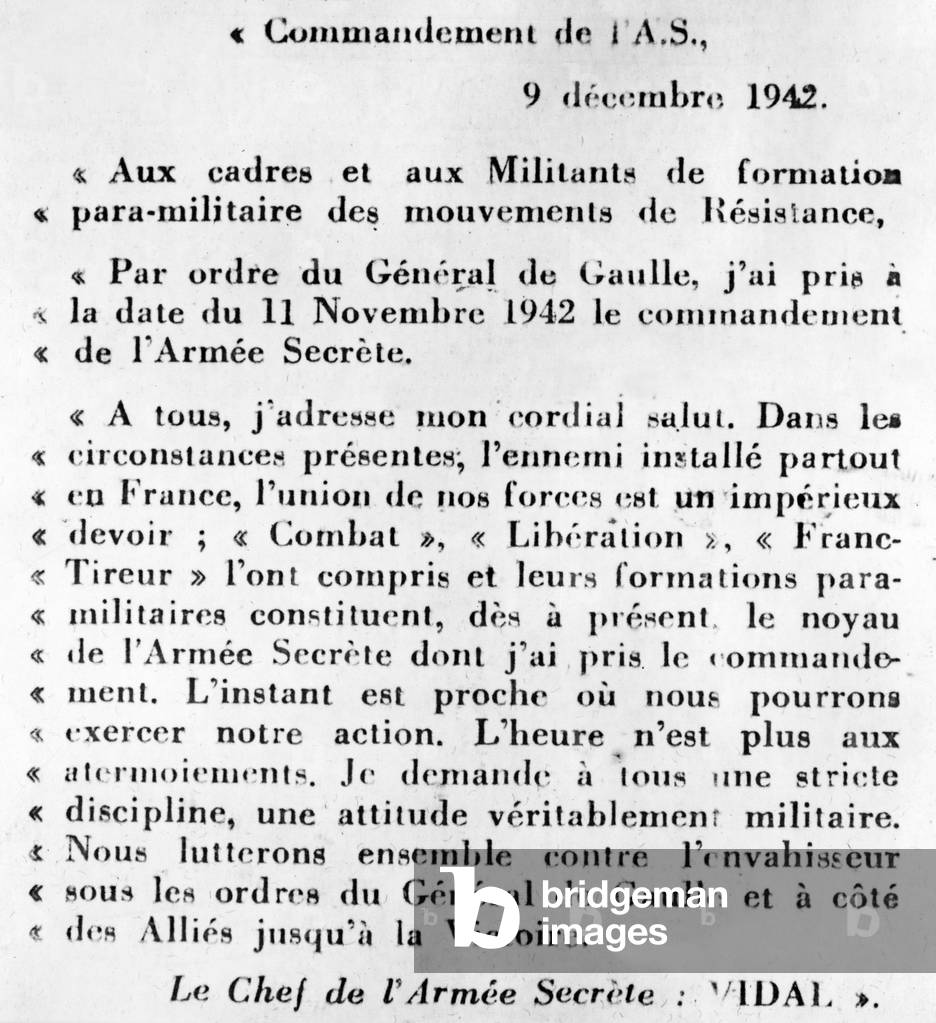 Declaration de Vidal