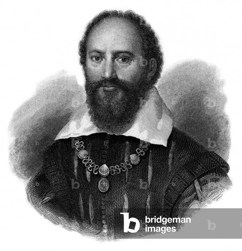 Maximilien de Bethune, duke of Sully (1559-1641) superintendent of the finance during reign of HenriIV, 19thcentury engraving