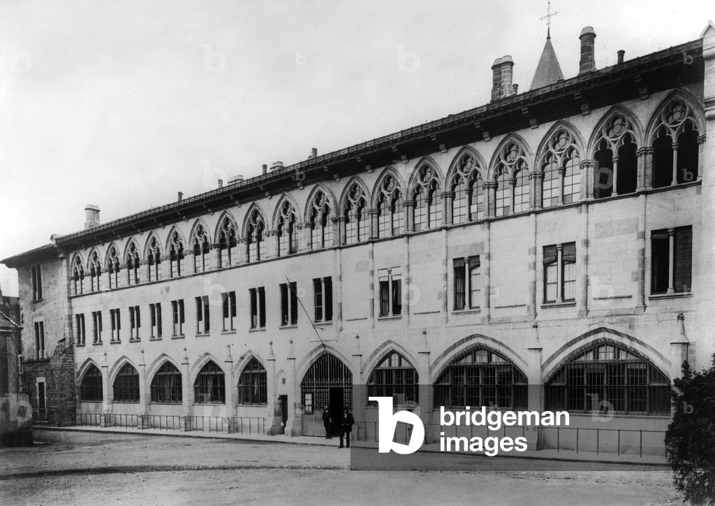 Cluny, Burgundy, France : palace of pope Gelase dead in 1119 in Cluny