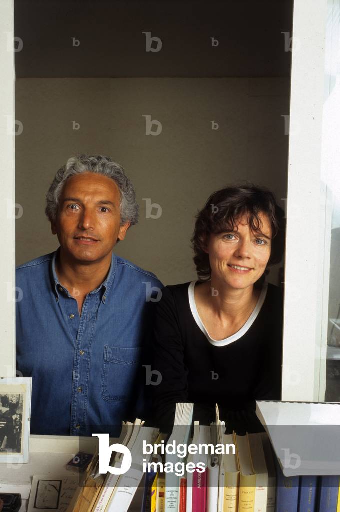 French journalists Michel Benasayag and Florence Aubenas on september 2, 1999