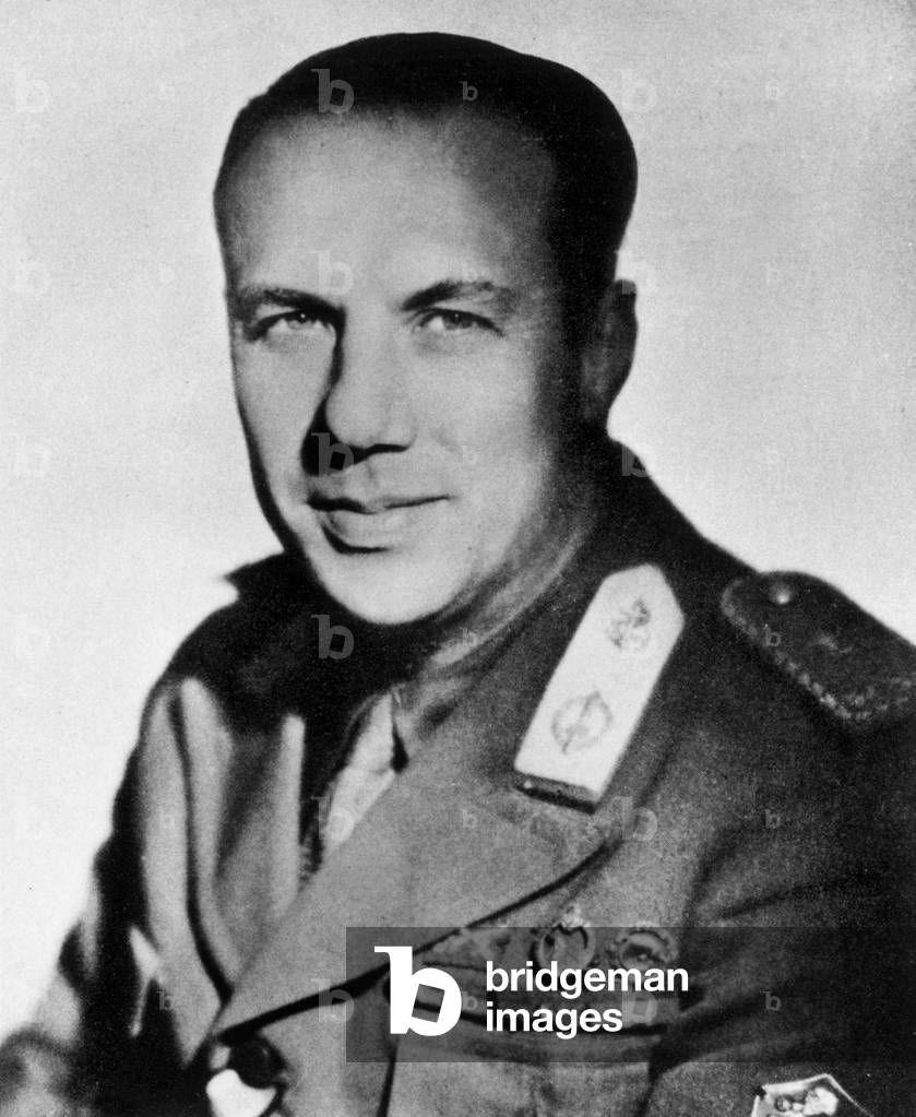 Junio Valerio Borghese (1906-1974) italian officer prominent hard-line fascist politician in post-war Italy.