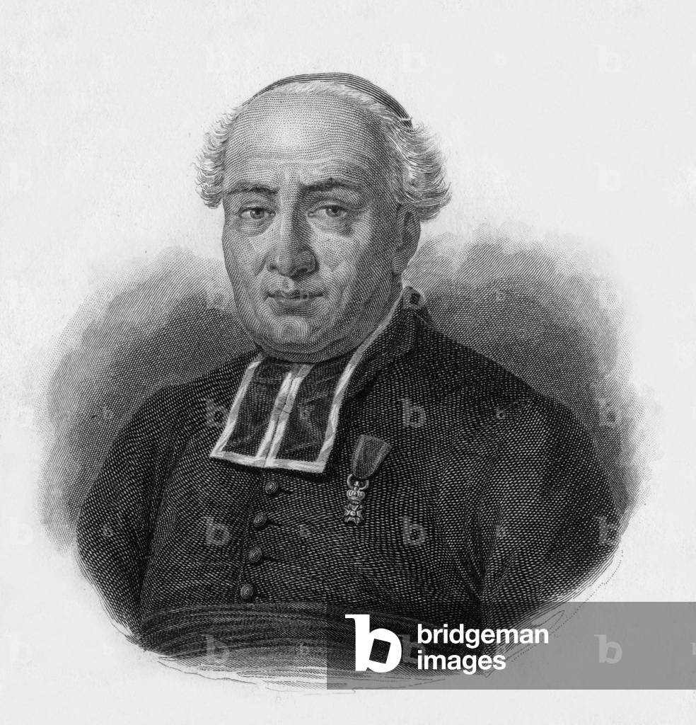 Pierre Joseph Triest (1760-1836) belgian priest, engraving