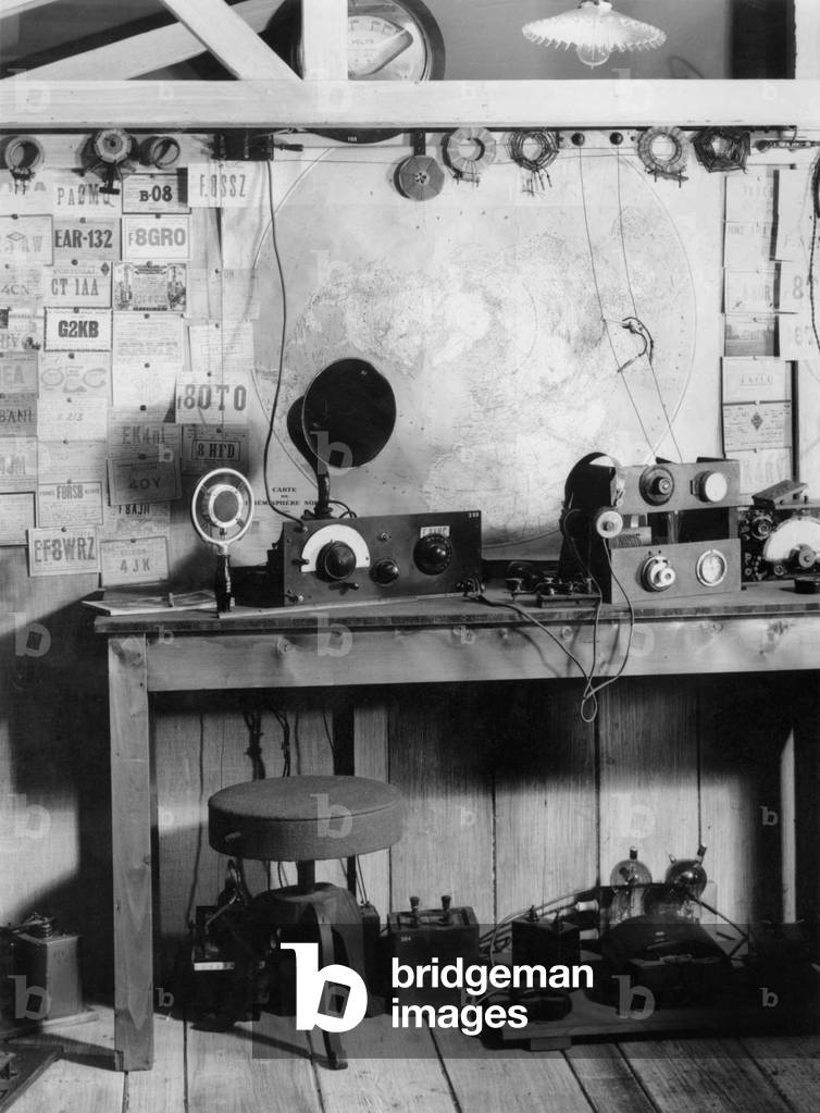 Place where 1st radio contact was established between France and America in 1930