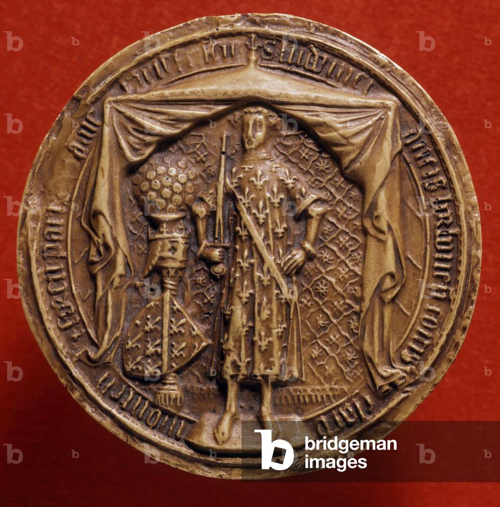 Seal of Louis II duke of Bourbon (1337-1410), 1394, France