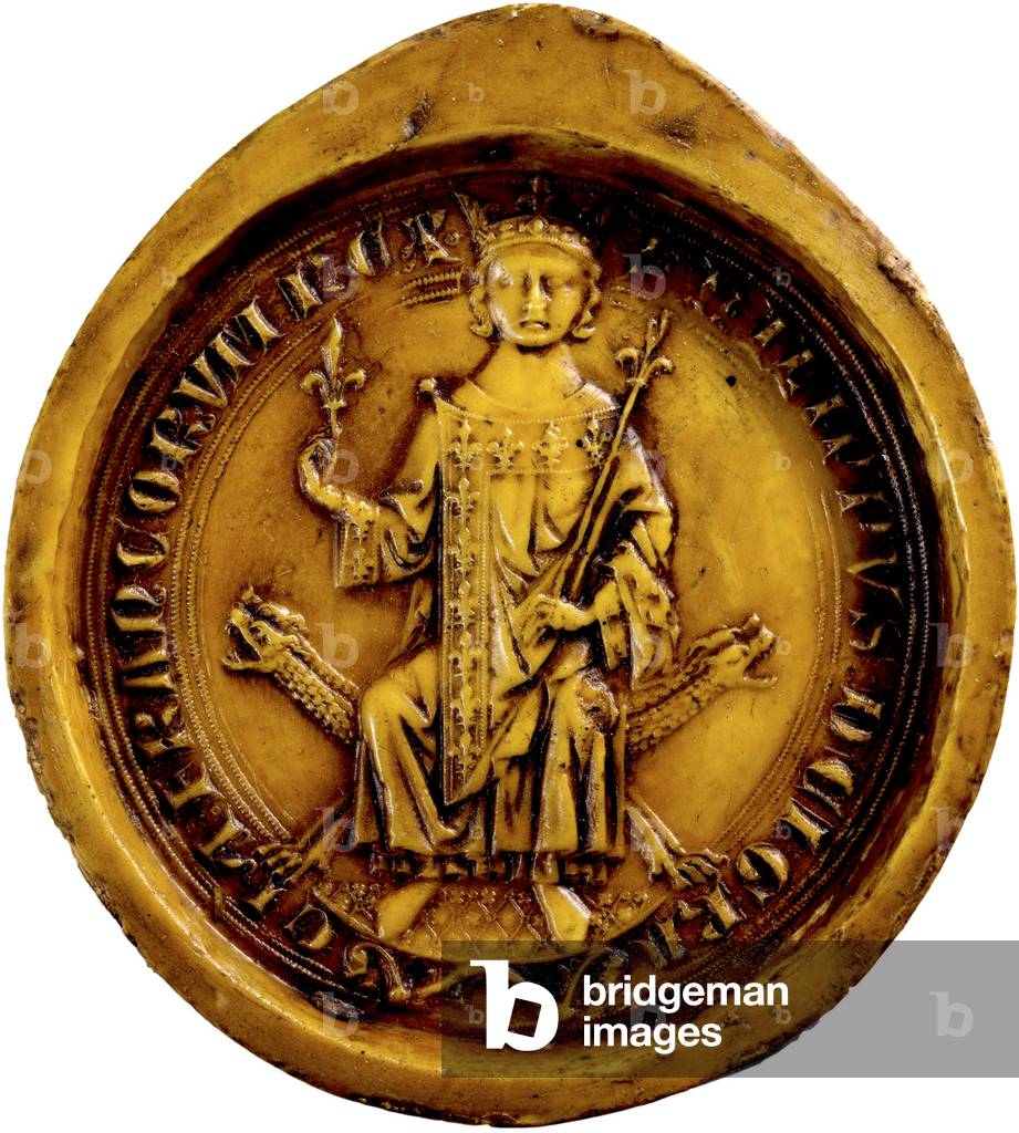 Seal of French king Philippe III the Bold, 1272