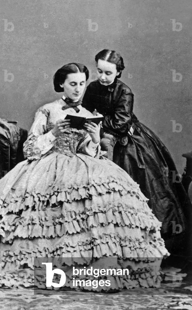 The duchess of Morny (1838-1896), born princess Sophie Troubetzkoi, wife of duke of Morny, photo by Disderi