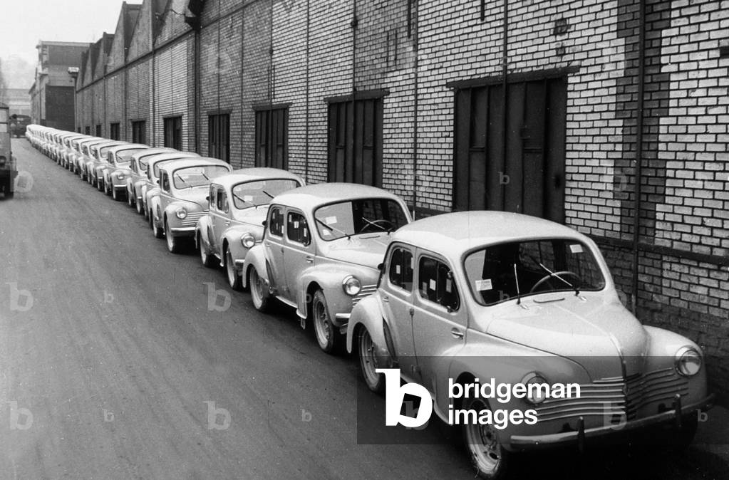 the Renault 4CV car c.1957-1960