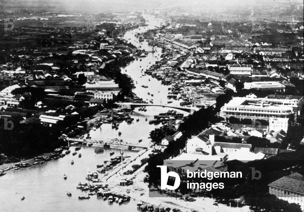 View of Saigon, Indochina july 24, 1941 and the Mekong river