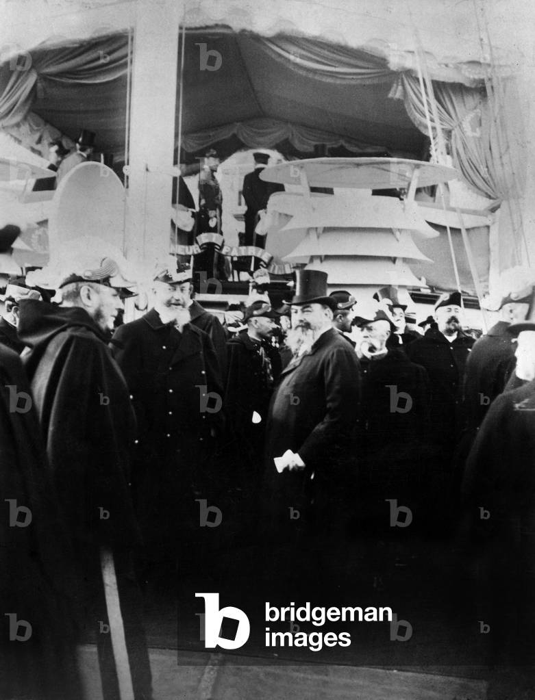French president Emile Loubet during visit of czar NicolasII in France on september 18-29, 1901