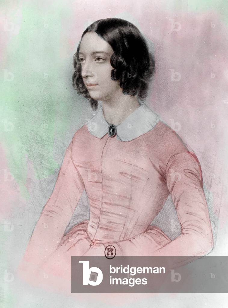 Pauline Garcia Viardot (1821-1910) French opera singer, drawing