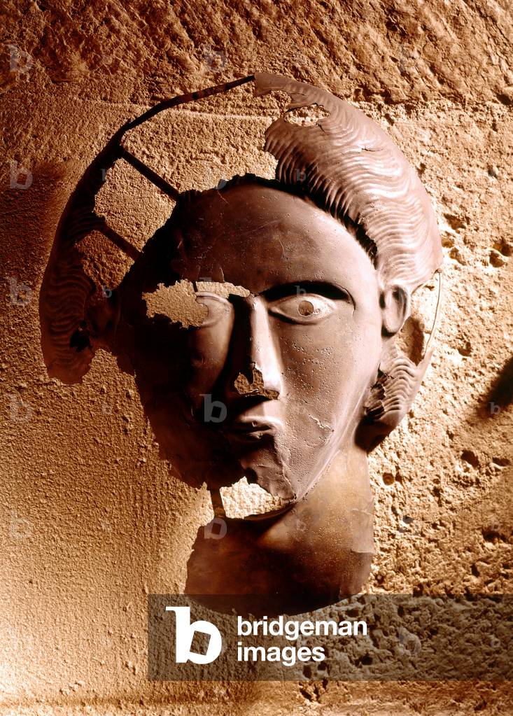 merovingian mask (481-751 AD)