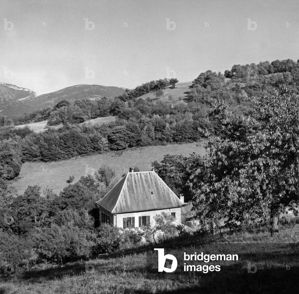 Les Charmettes, house of Jean-Jacques Rousseau (1712-1778), French writer, philosopher and musician. Savoy, France.