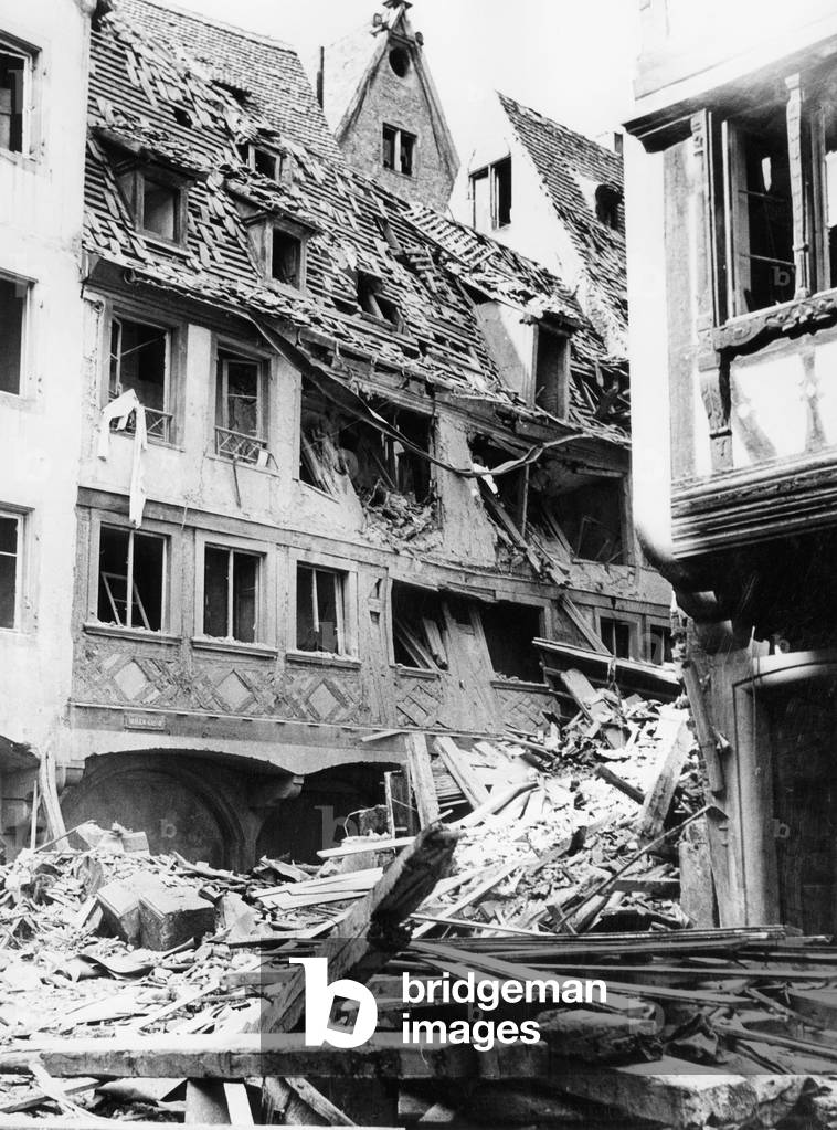 Allied bombings on Strasbourg, Alsace, august 11, 1944
