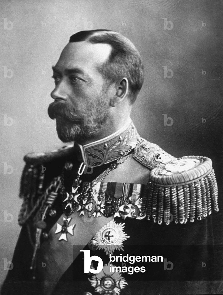 King of England George V (1865-1936) king in 1910-1936 in uniform c. 1915