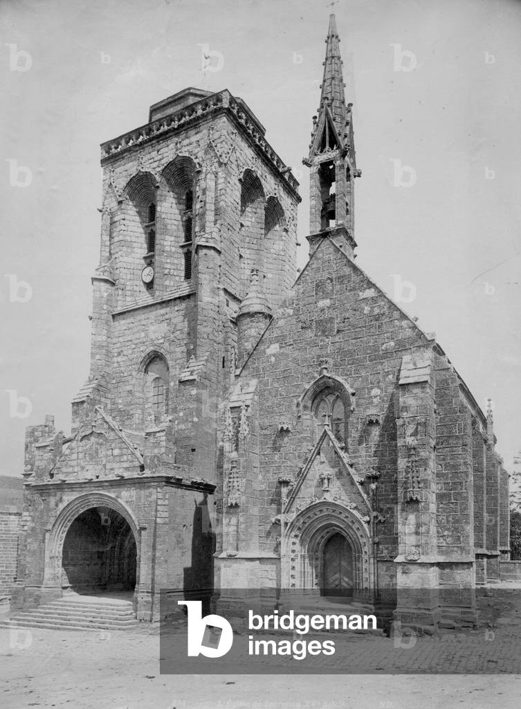 Church in Locronan (Brittany, France), 15th century