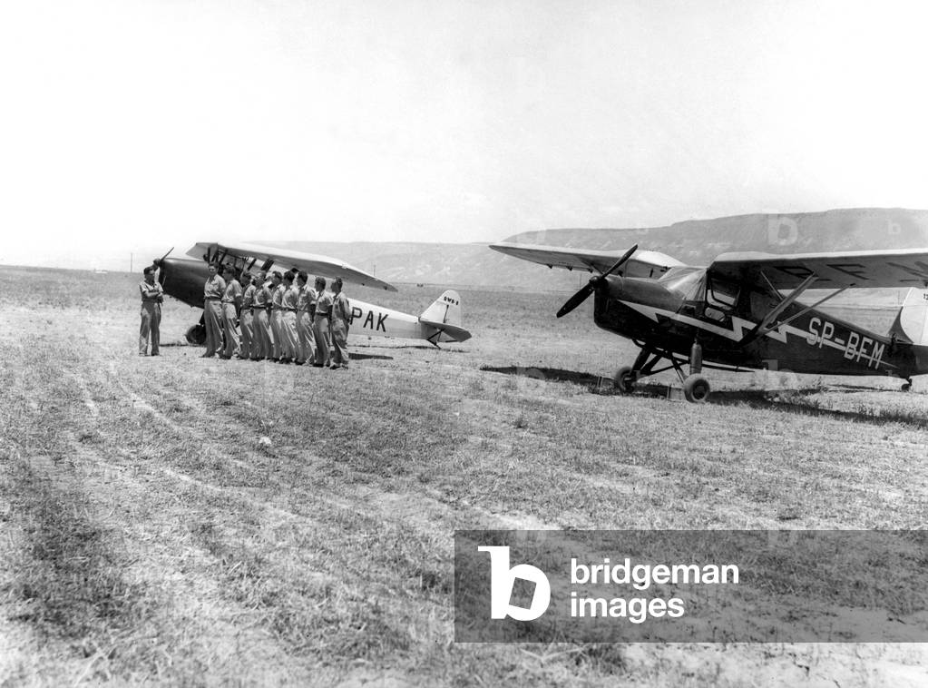 Hagana memebers undergoing the 1st flying training cours organized by 