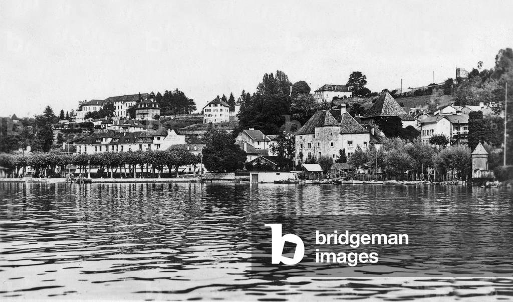 Thonon-les-Bains (France), postcard, 30's