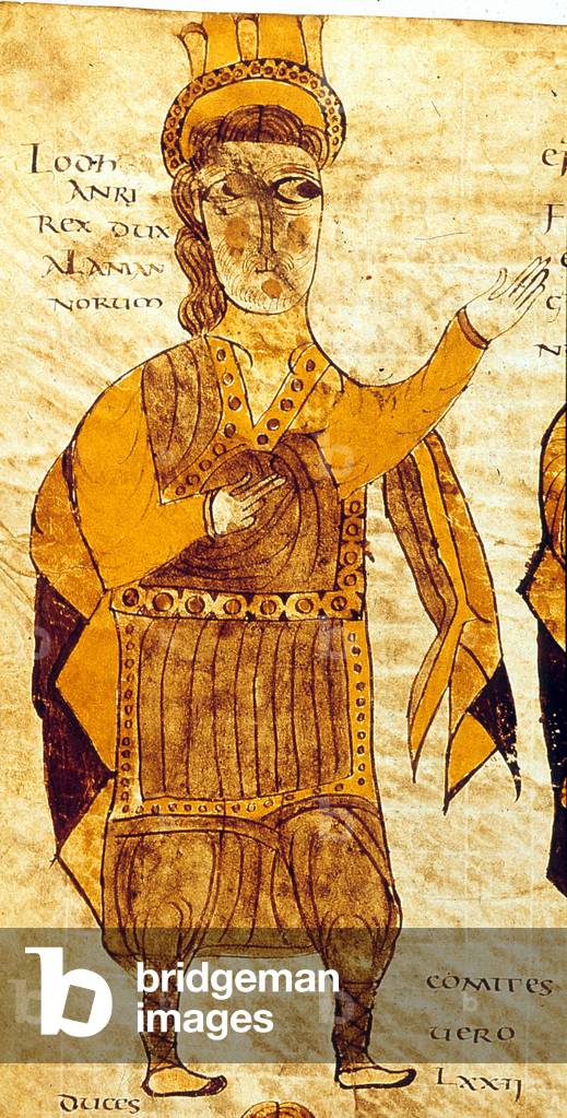 Illustration from the 'Breviary of Alaric, 506 (vellum)